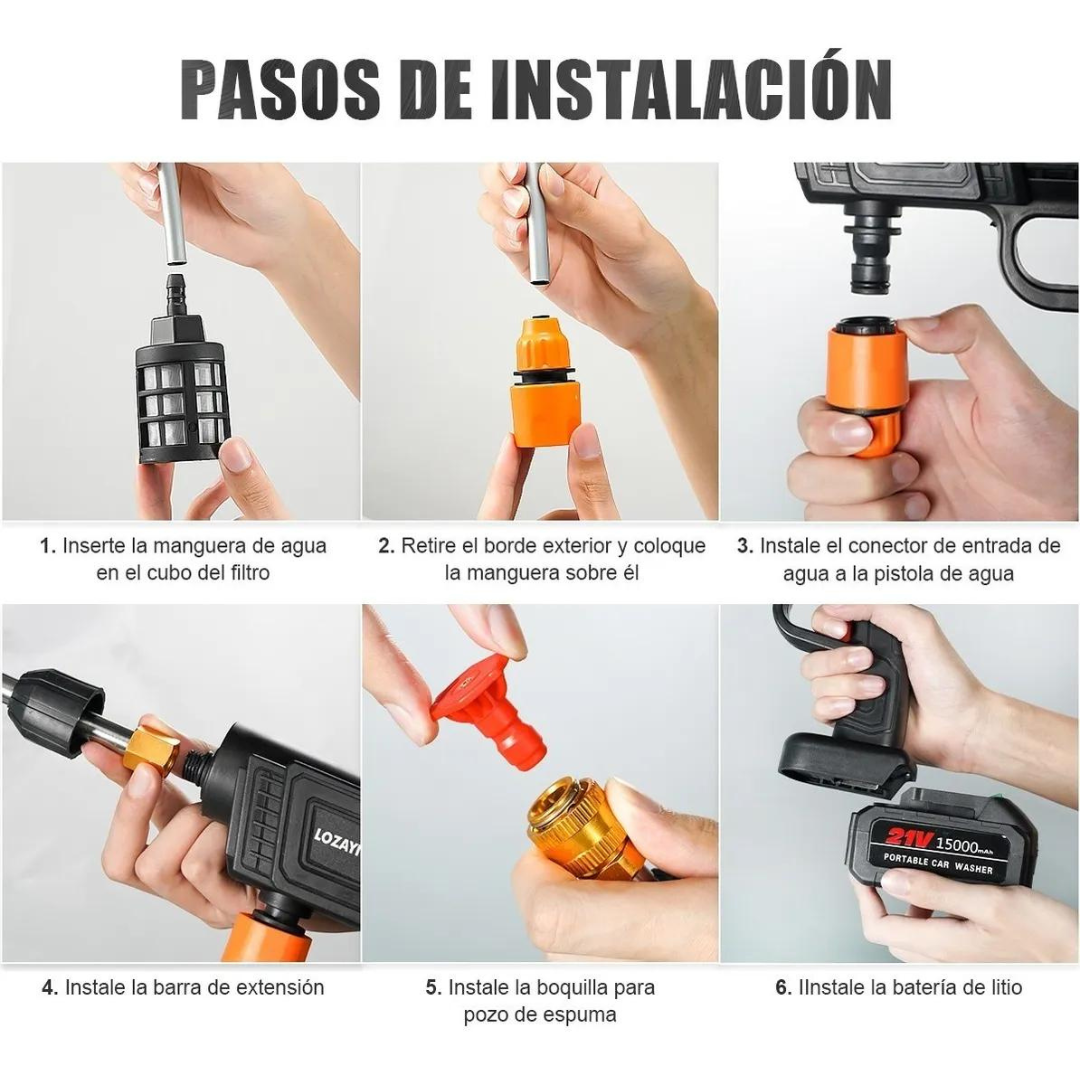 HIDROLAVADORA 2 BATERIAS 48V Y 24V